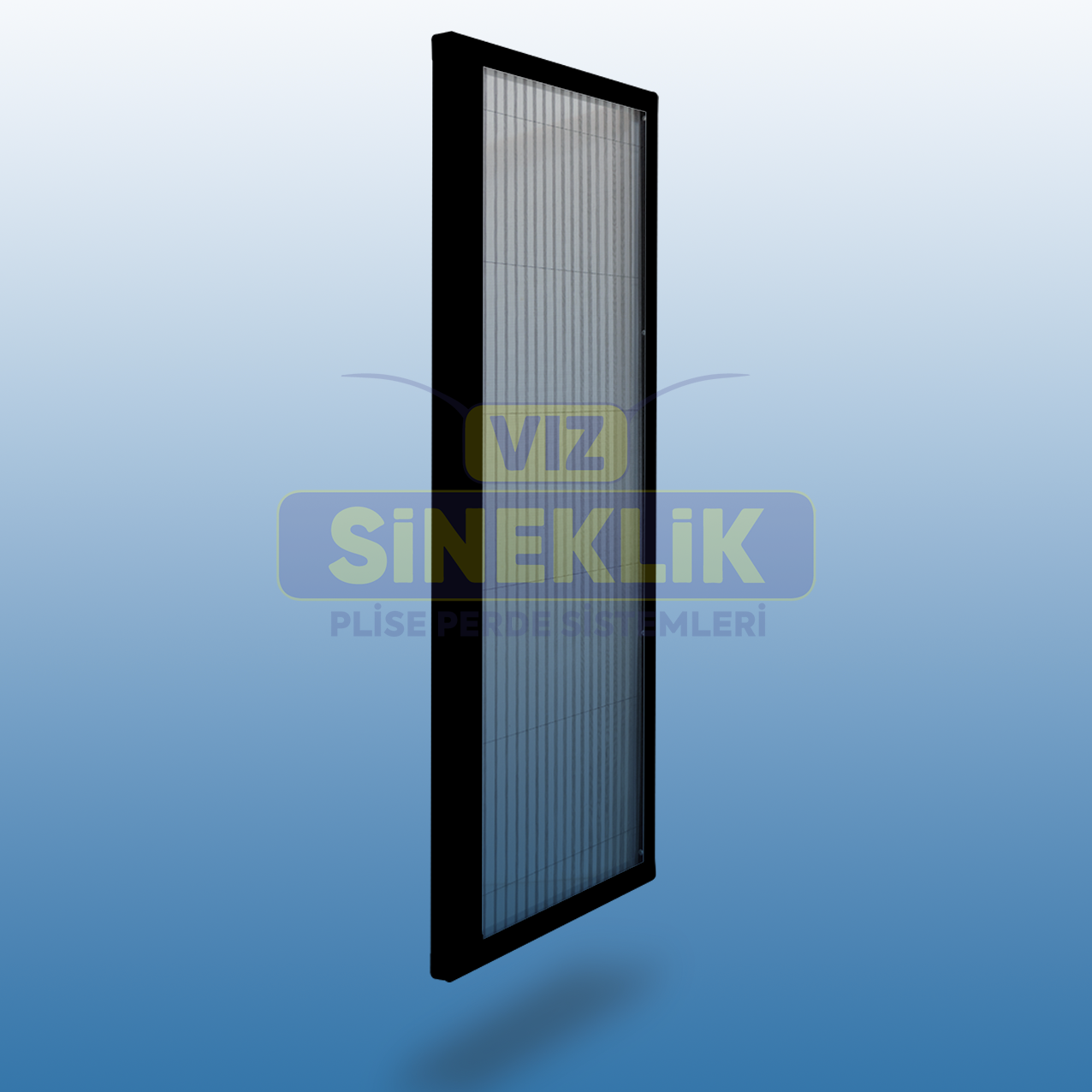Kapı Plise Sineklik Siyah - 95-110 - 230-245