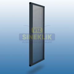 Kapı Plise Sineklik Antrasit - 65-74 - 220-229