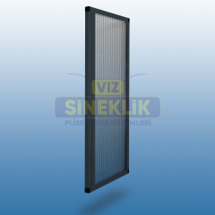 Kapı Plise Sineklik Antrasit - 75-84 - 180-189