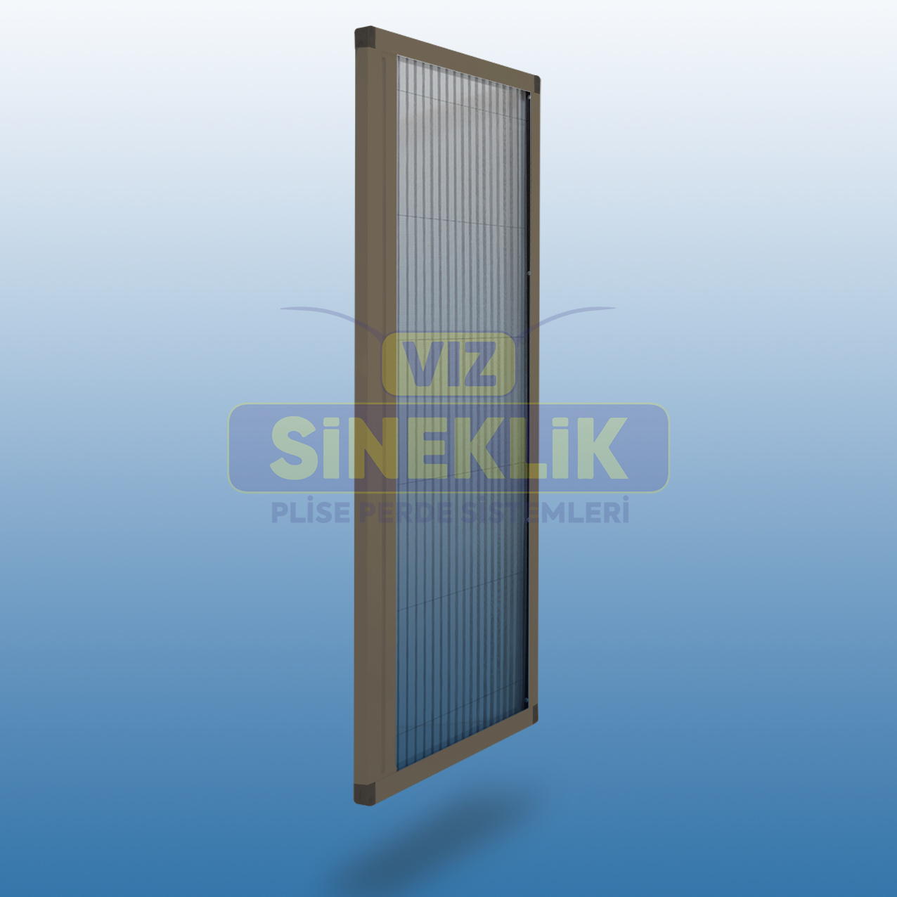 Kapı Plise Sineklik Vizon - 65-74 - 190-199