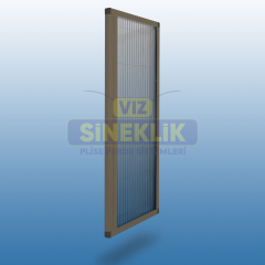 Kapı Plise Sineklik Vizon - 65-74 - 190-199