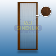 Kapı Plise Sineklik Fındık - 85-94 - 190-199