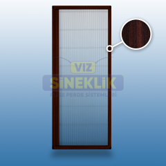 Kapı Plise Sineklik Maun - 75-84 - 200-209