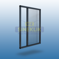 Pencere Plise Sineklik Antrasit - 55-64 - 140-149